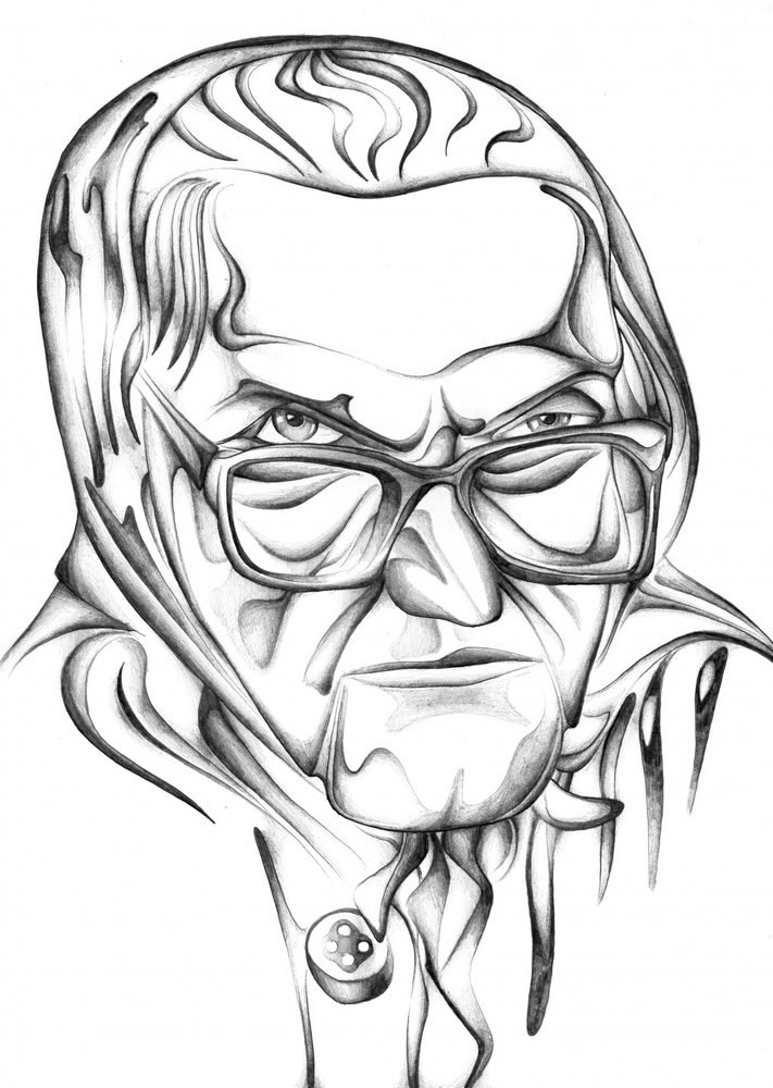 Intense Stylized Portrait by Kulik