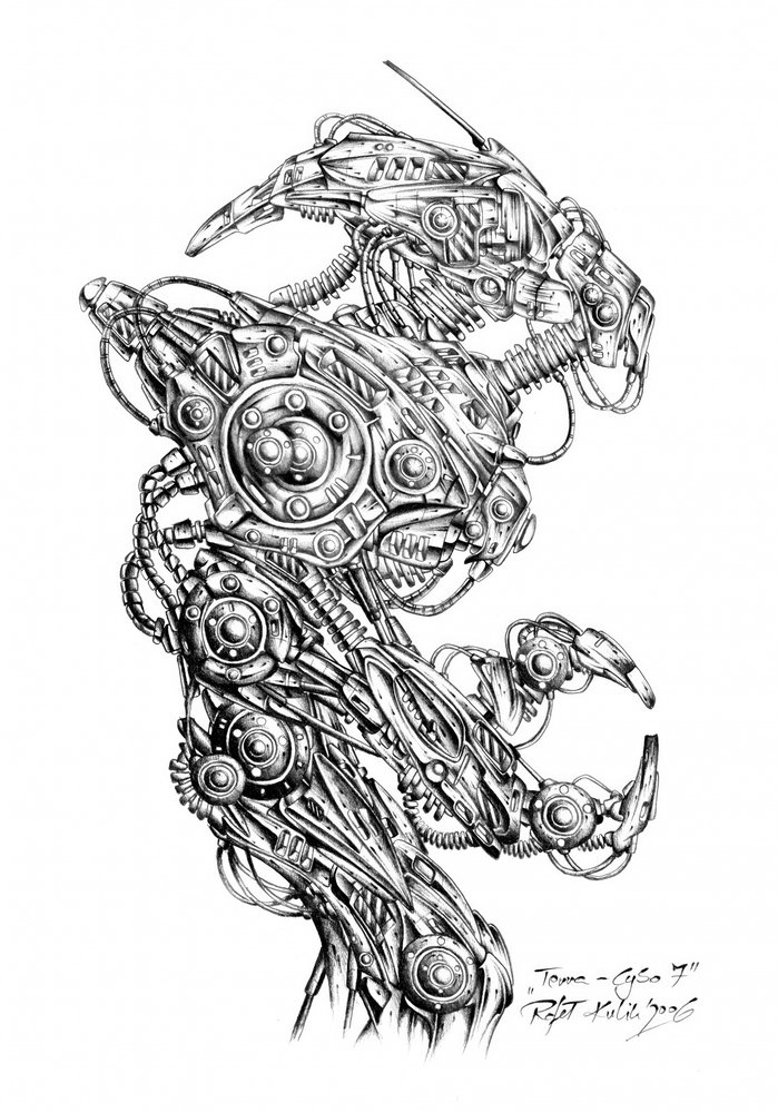 Intricate Mechanical Beast by Kulik