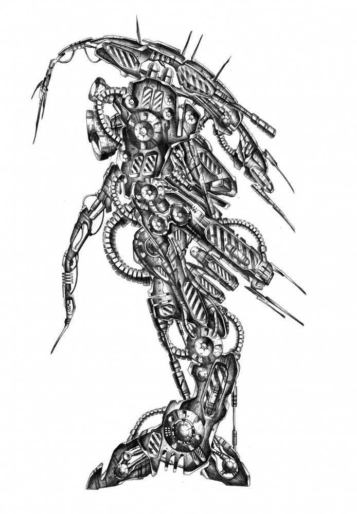 Intricate Mechanical Being by Kulik