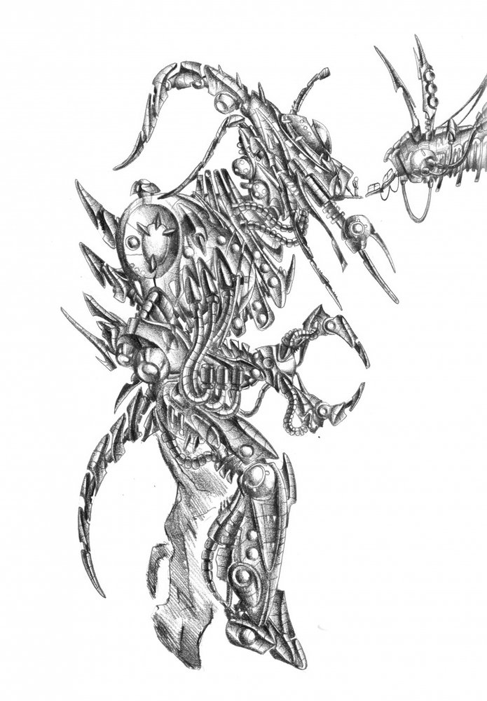 Intricate Mechanical Creature by Kulik