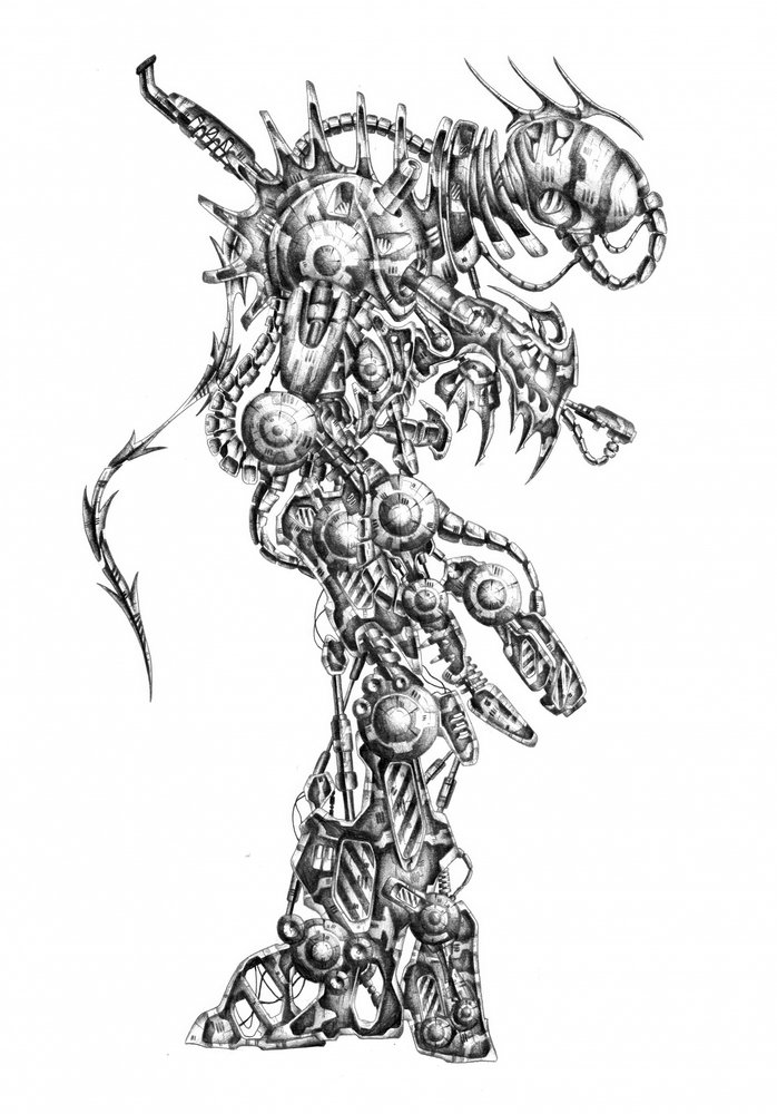 Intricate Mechanical Monster by Kulik
