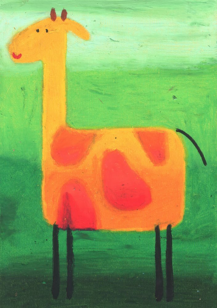 Playful Safari Giraffe by Kulik