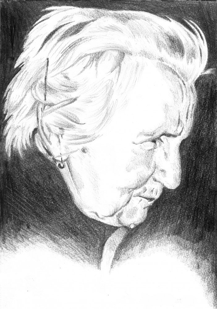 Portrait Silhouette Art Drawing Sketch 20 by Kulik