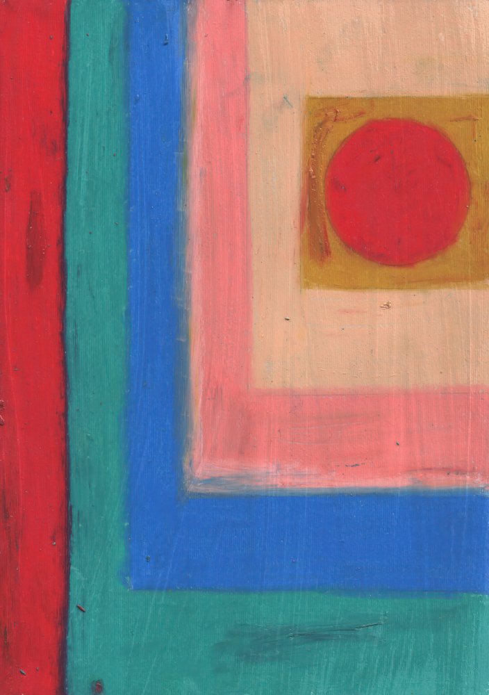 Red Circle Composition by Kulik