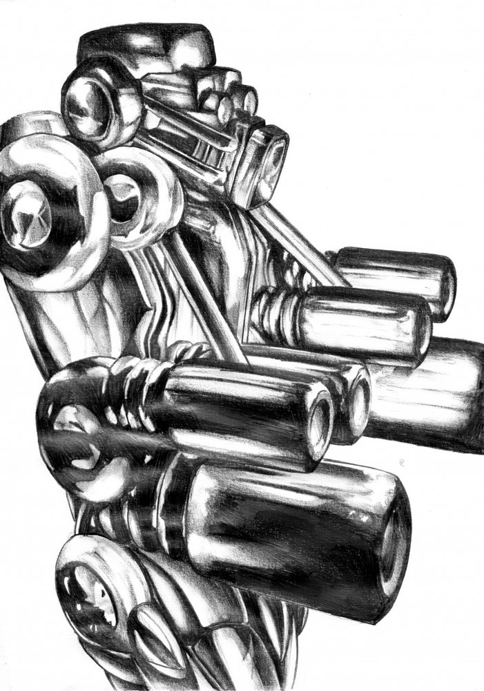 Reflective Mechanical Components by Kulik