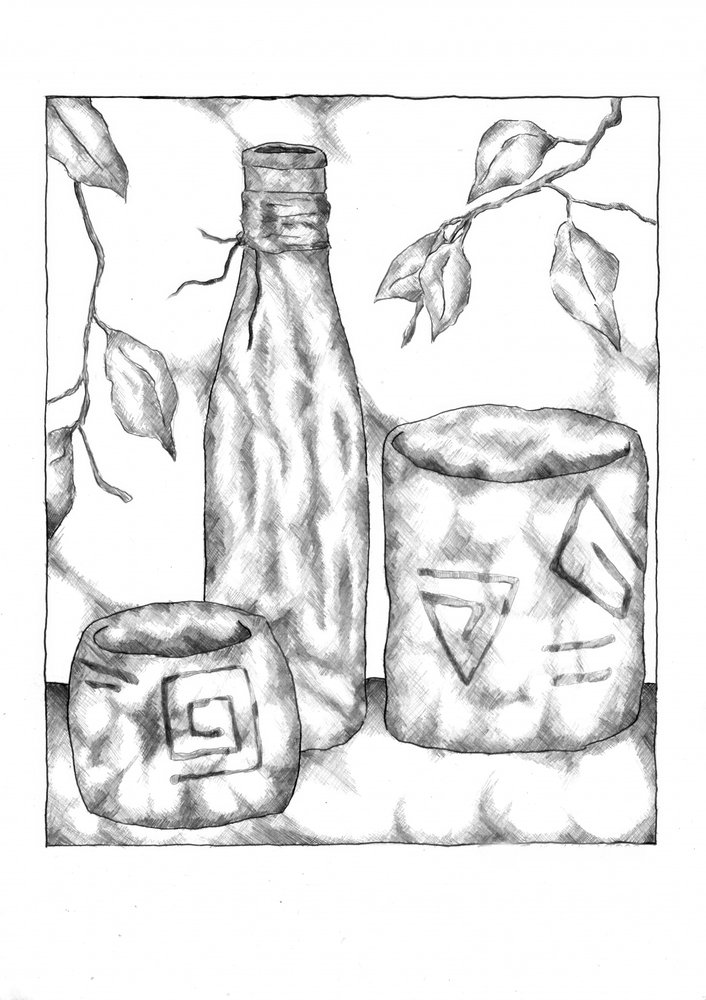 Rustic Monochrome Still Life by Kulik