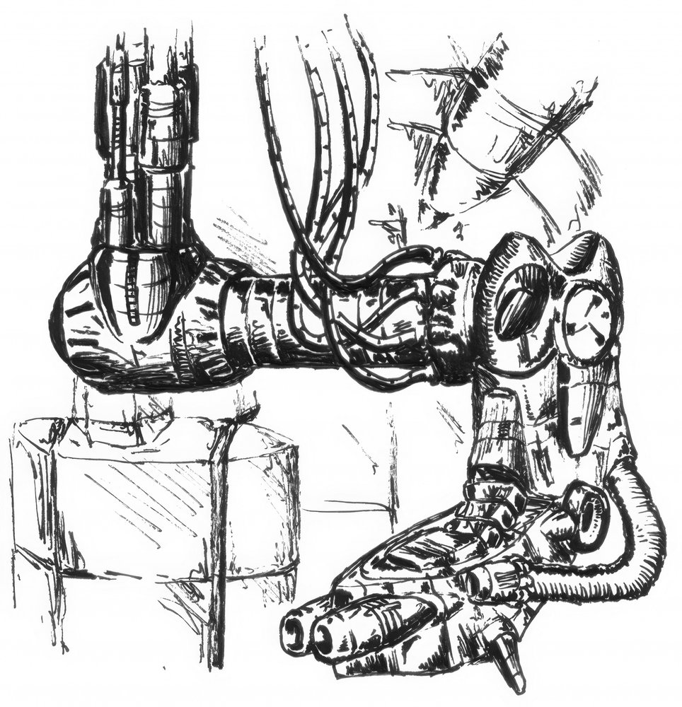 Sci-Fi Robotic Arm by Kulik