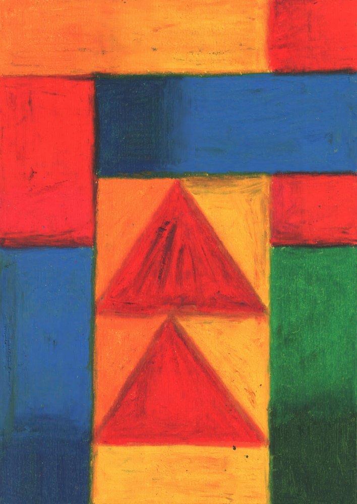 Vibrant Primary Shapes by Kulik