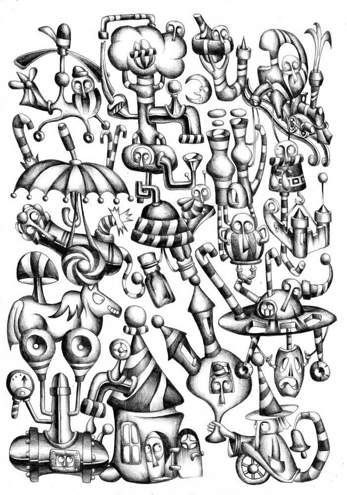 Whimsical Surreal Creatures by Kulik
