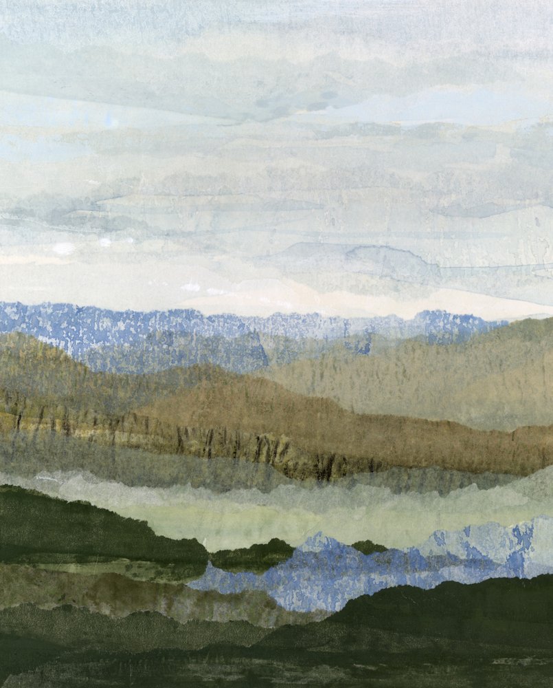 Layered Mountain Serenity by Lara Eckerman