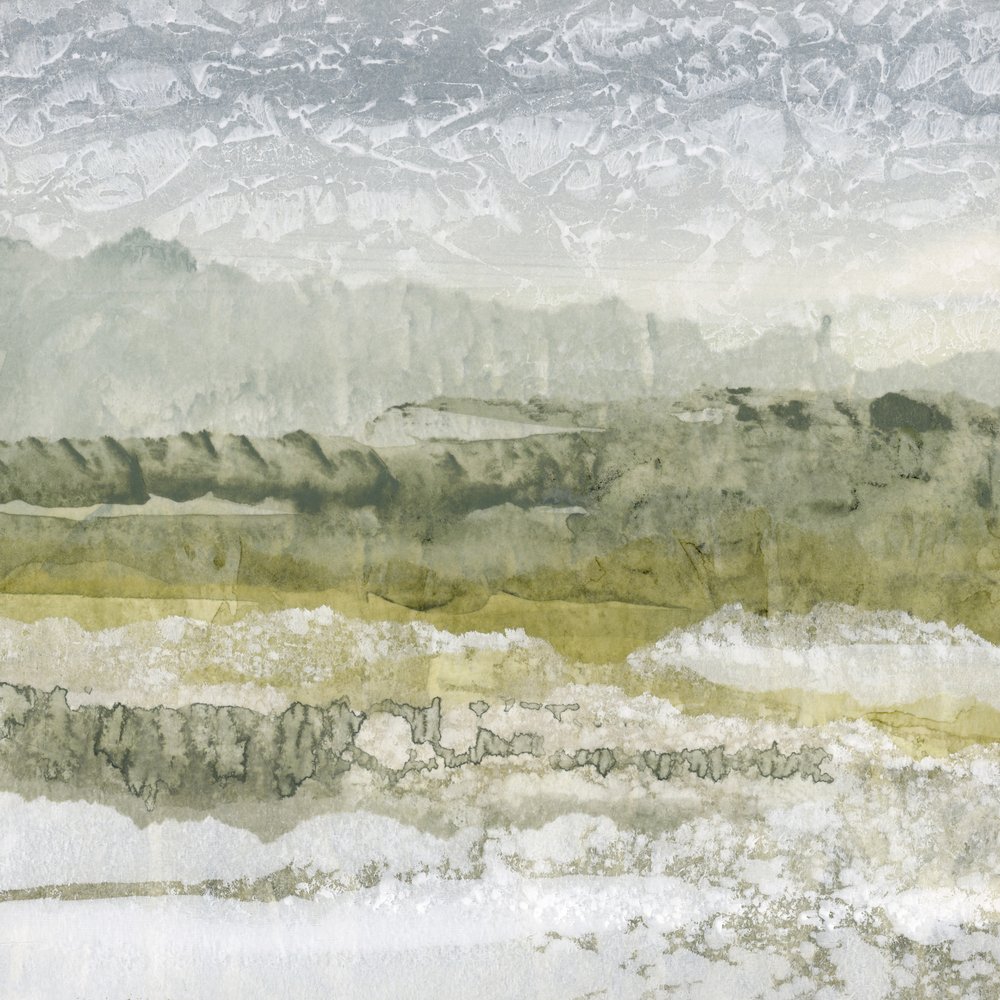 Misty Green Landscape by Lara Eckerman