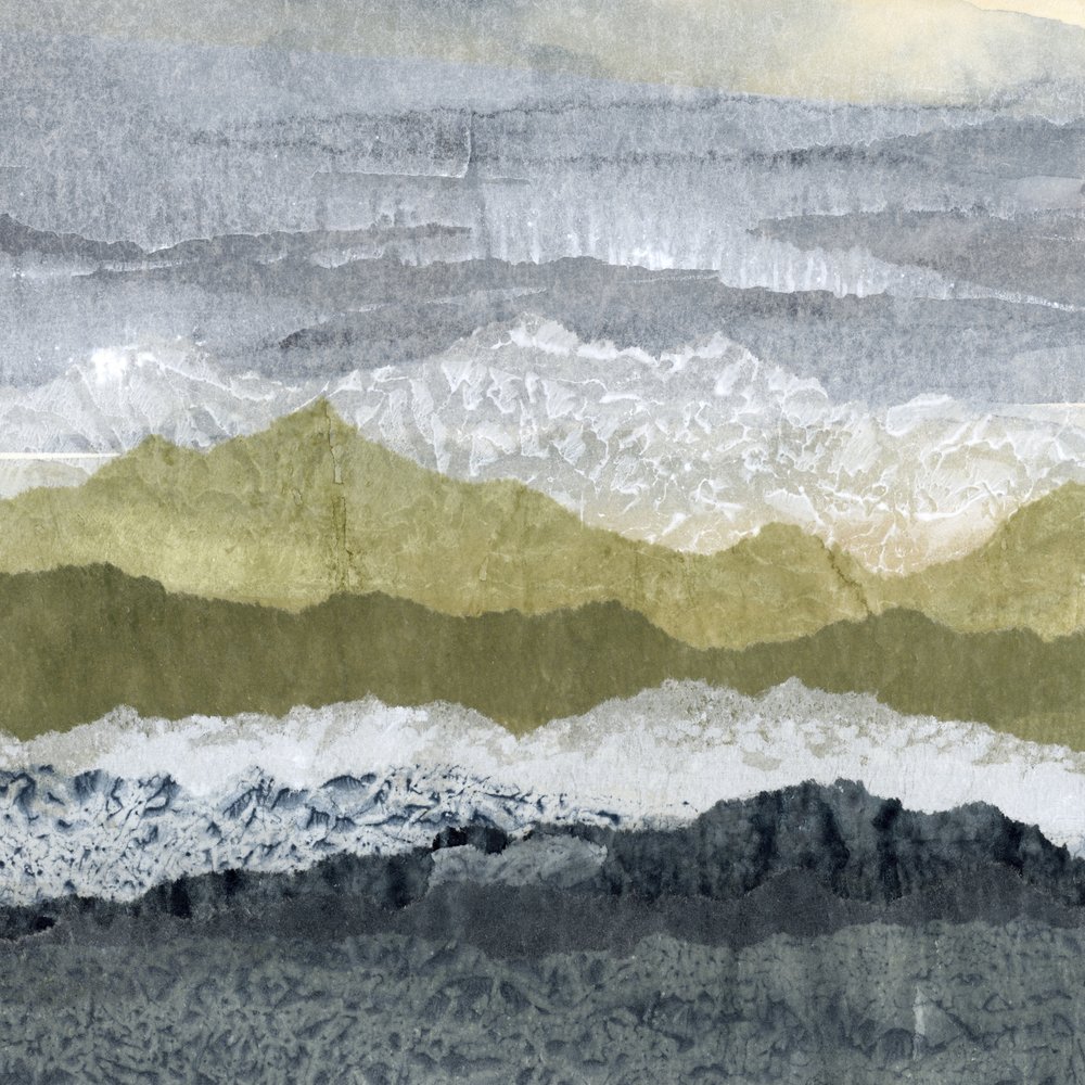 Muted Mountain Horizon by Lara Eckerman