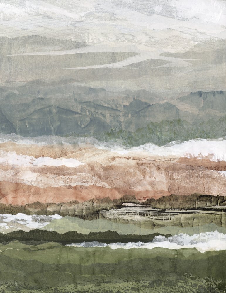Serene Mountain Layers by Lara Eckerman