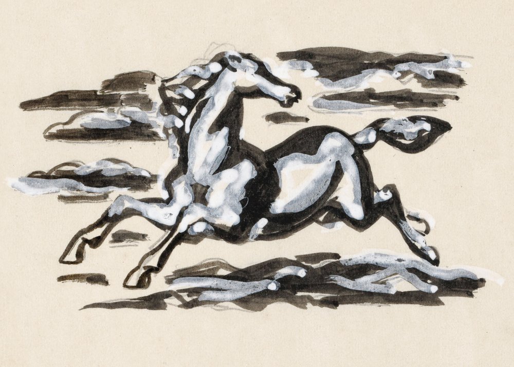 Galloping Horse by Leo Gestel