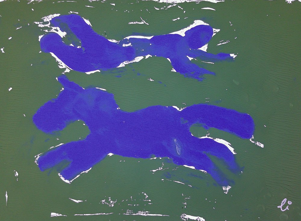 Abstract Horse and Runner by Li Gessbo