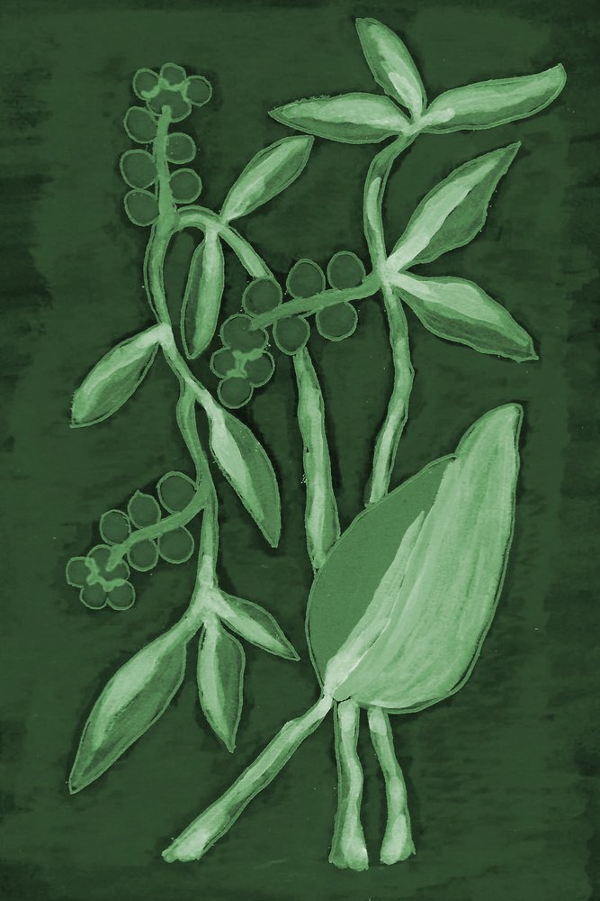 Botanical Shades of Green by Lori Ann Folz