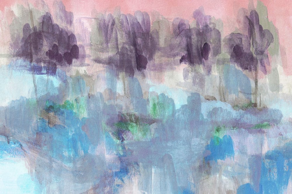 Dreamy Abstract Landscape by Lori Ann Folz