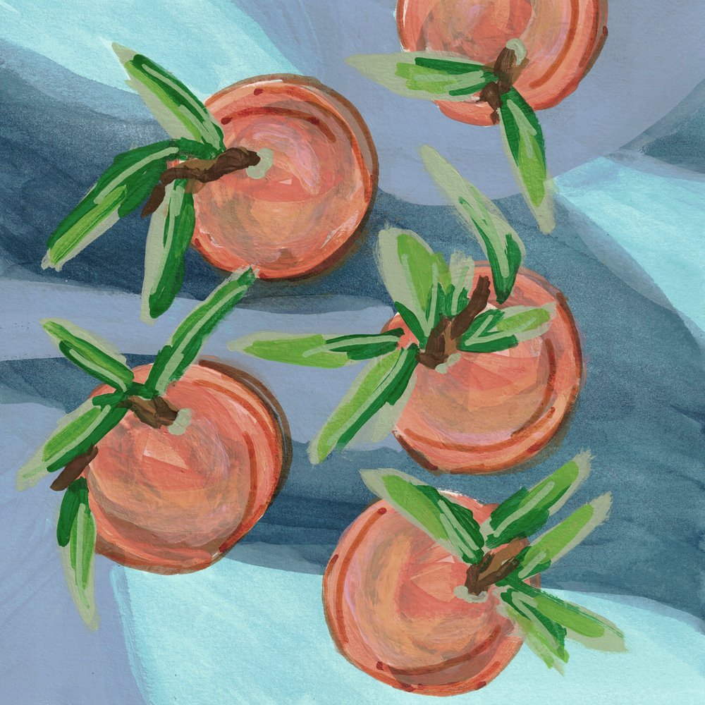 Fresh Orange Still Life by Lori Ann Folz