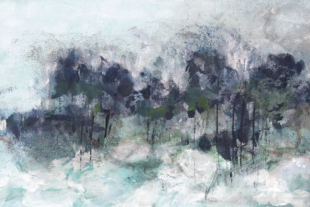 Misty Forest Abstract by Lori Ann Folz