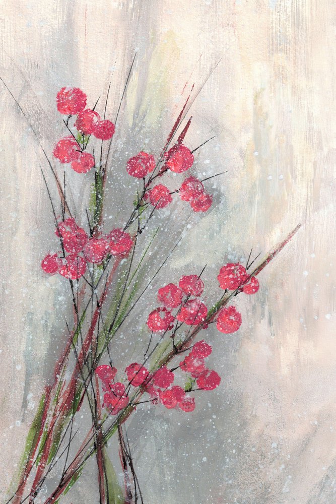 Snowy Red Berries by Lori Ann Folz