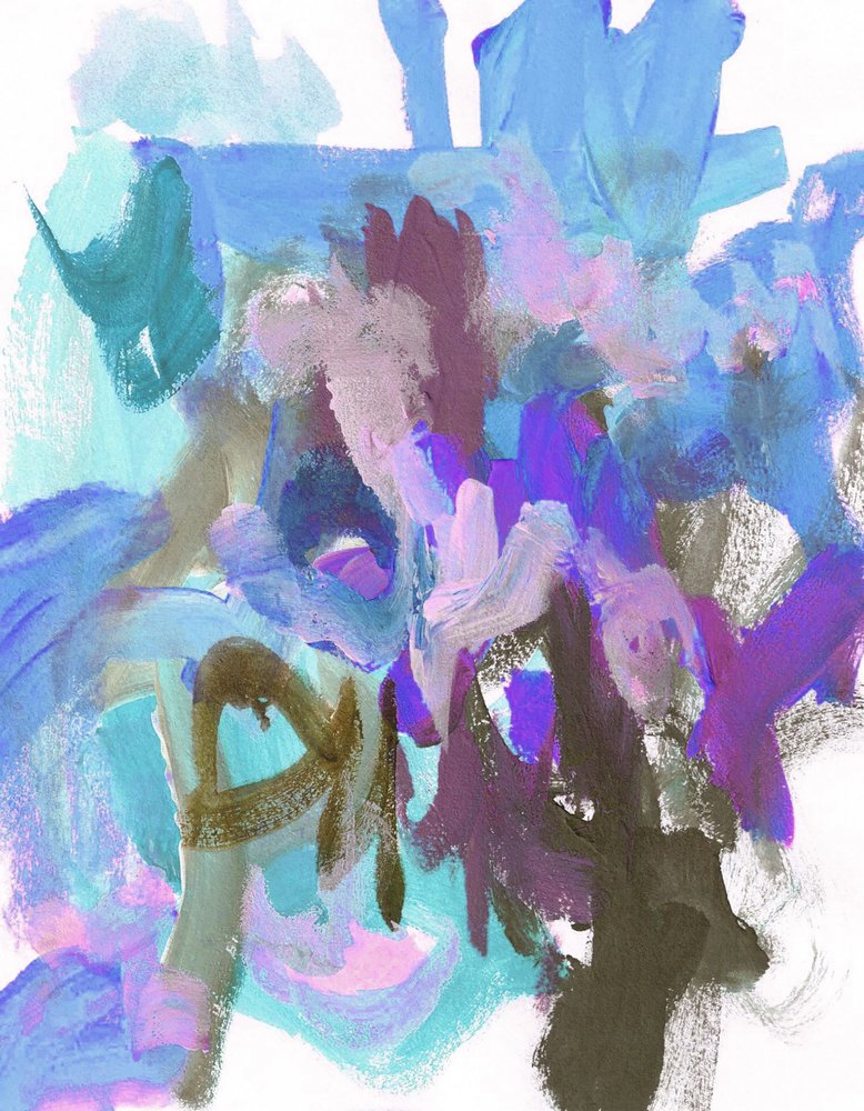 Vibrant Abstract Brushstrokes by Lori Ann Folz
