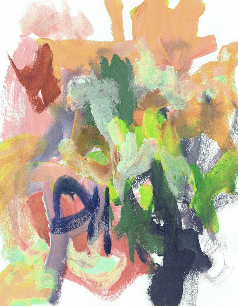 Vibrant Abstract Strokes by Lori Ann Folz