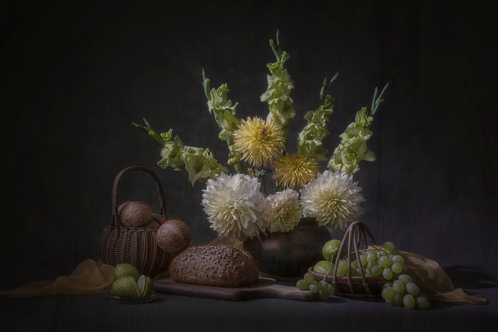 Dark Floral Harvest by Lydia Jacobs