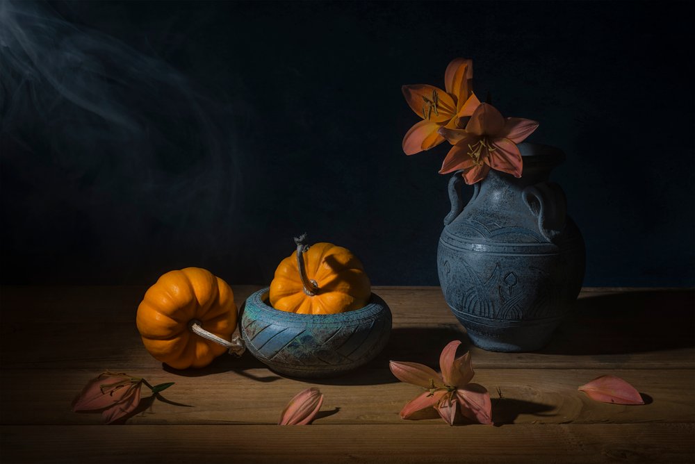 Rustic Fall Still Life by Lydia Jacobs