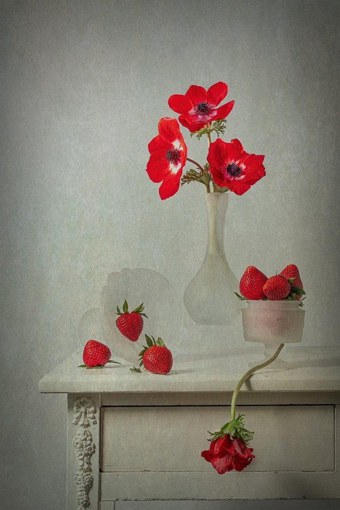 Spring Bloom and Berries by Lydia Jacobs