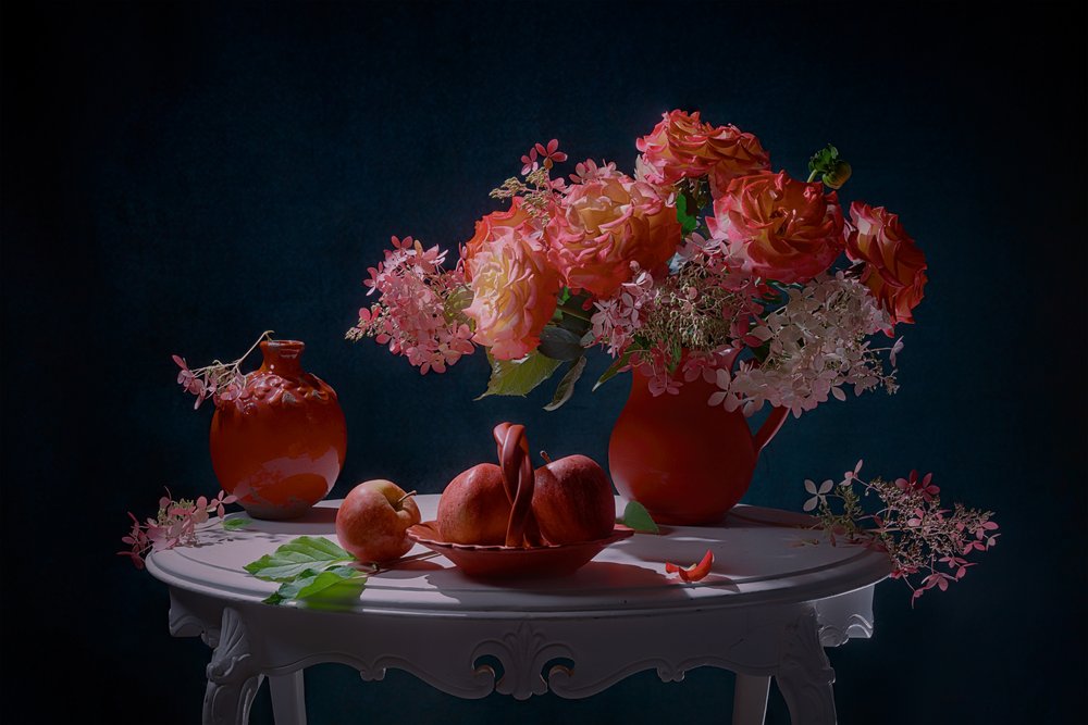 Vibrant Floral Still Life by Lydia Jacobs