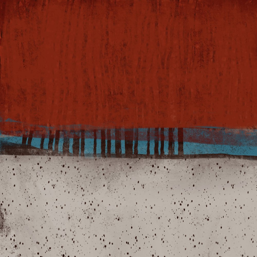 Abstract Forest Horizon by MANSI SAXENA