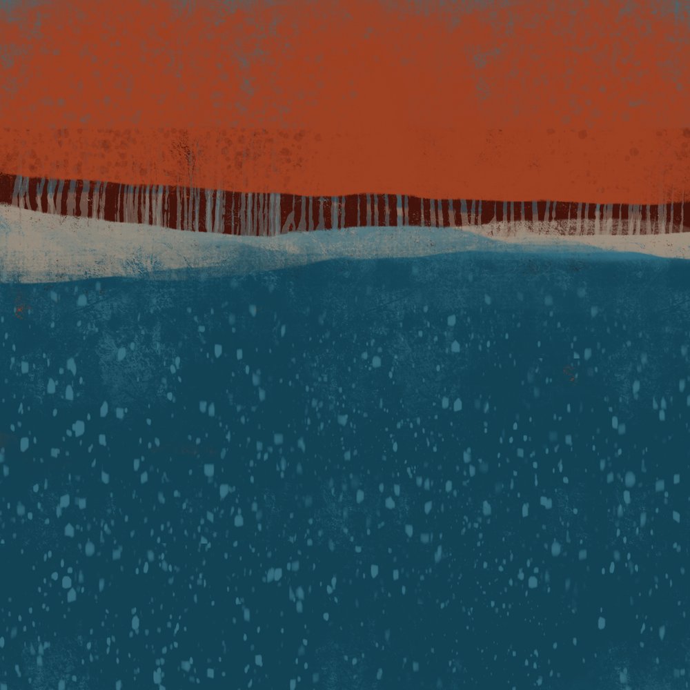 Abstract Forest Waters by MANSI SAXENA
