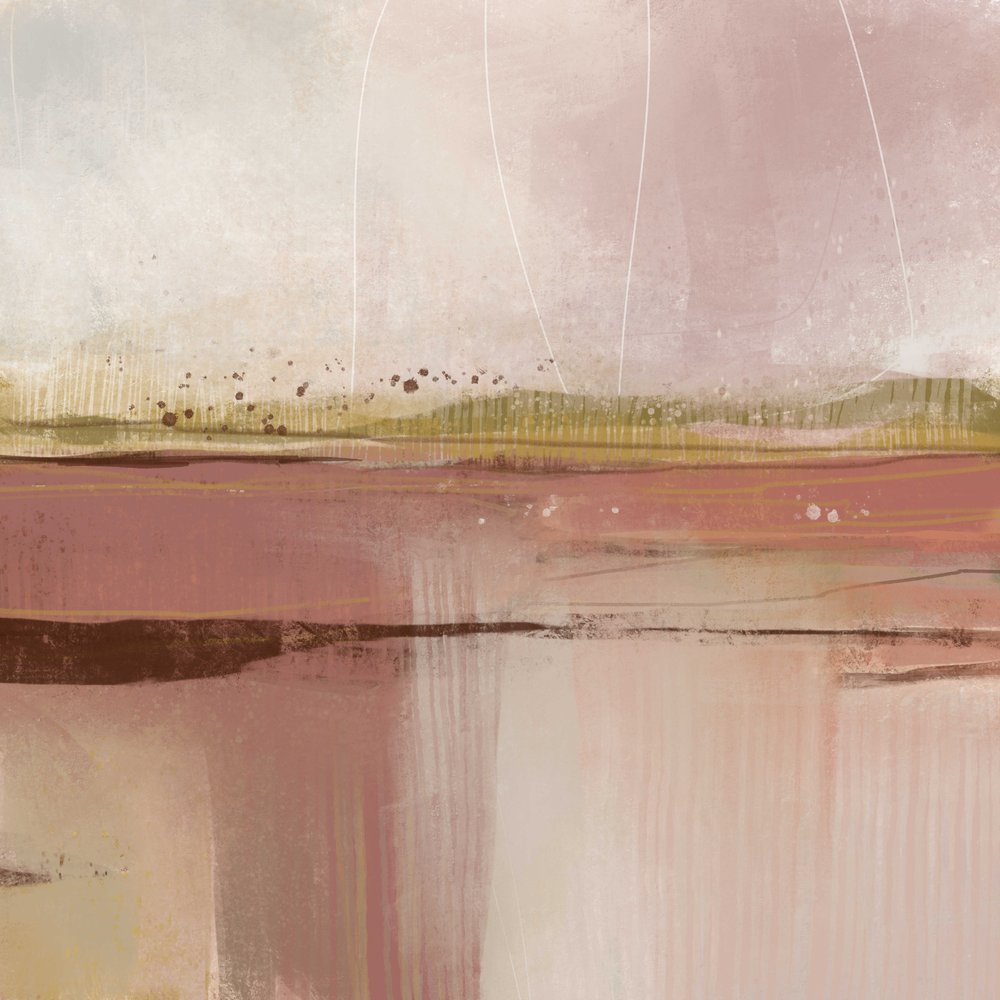 Abstract Serene Landscape by MANSI SAXENA