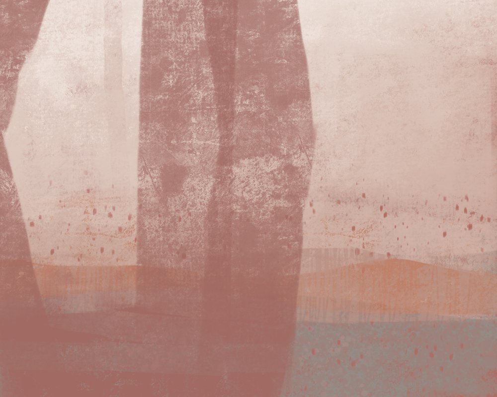 Dusty Horizon Abstract by MANSI SAXENA
