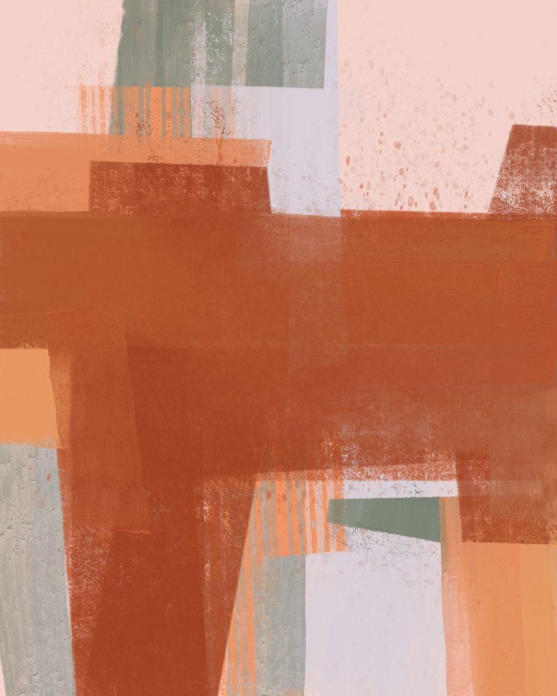 Earthy Color Blocks by MANSI SAXENA