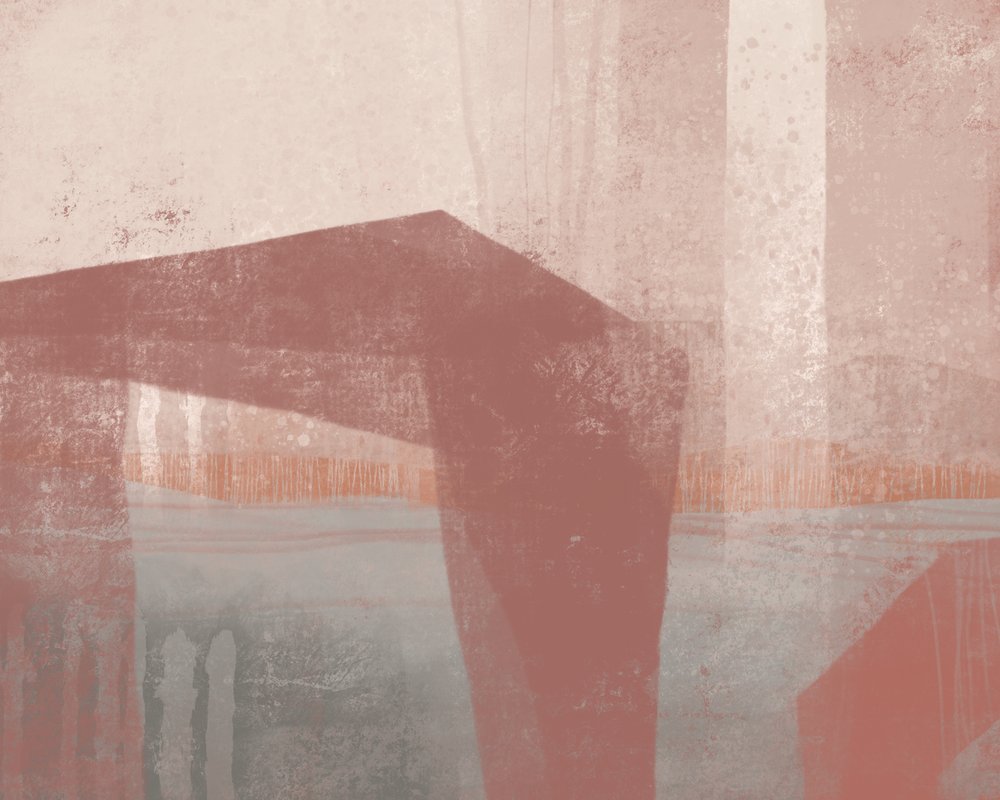 Layered Geometric Forms by MANSI SAXENA