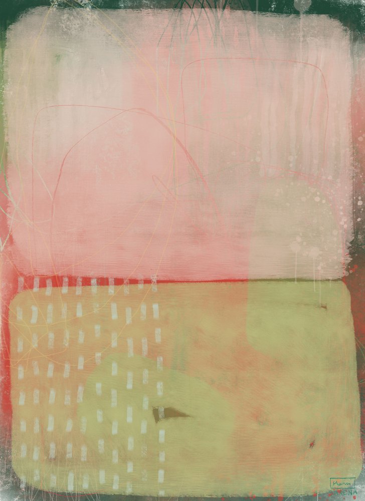 Soft Abstract Layers by MANSI SAXENA