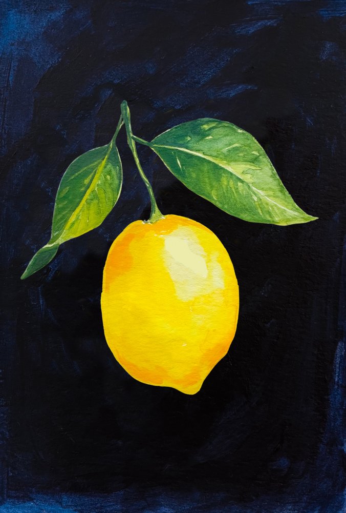 Vibrant Lemon Branch by Madison Phipps