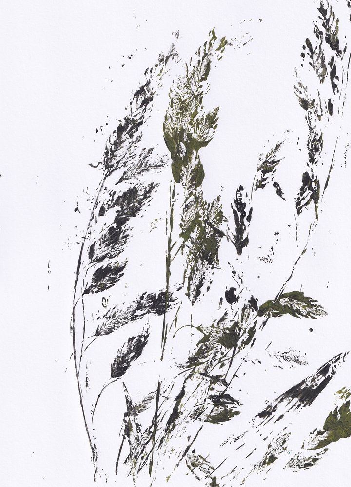 Botanical Grass Print by Maira Ribena