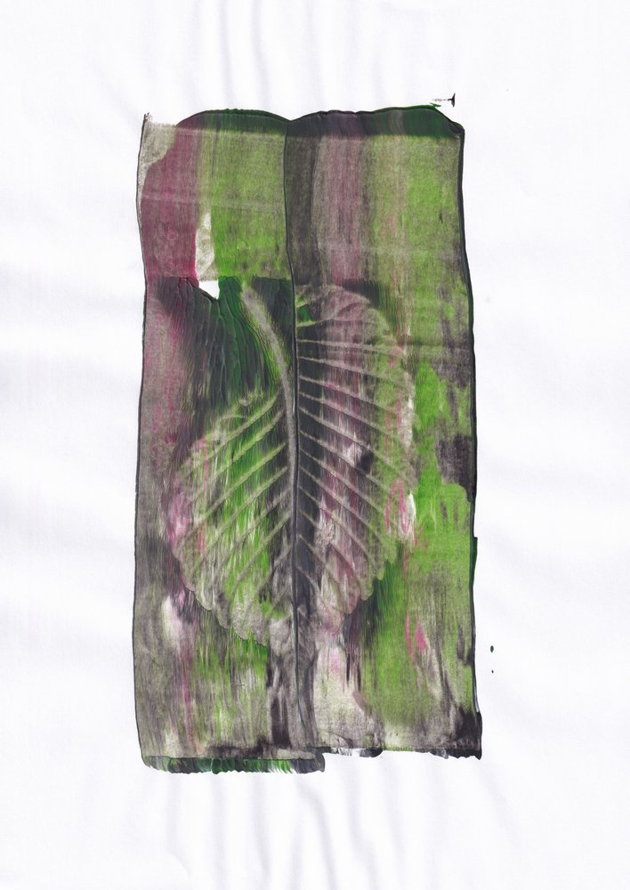Earthy Leaf Impression by Maira Ribena