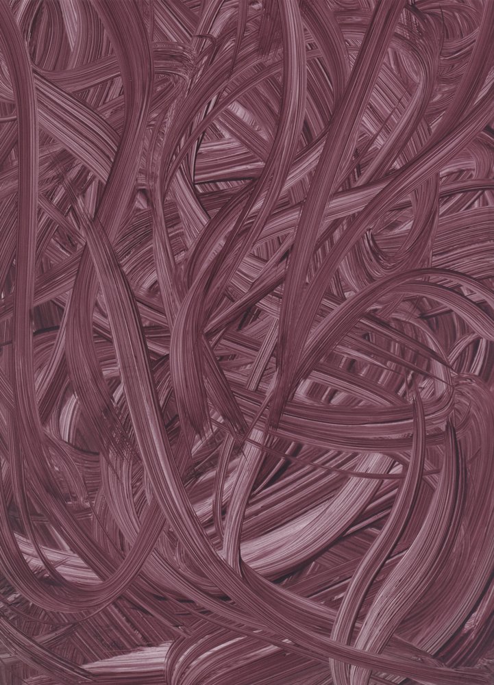Flowing Plum Strokes by Maira Ribena