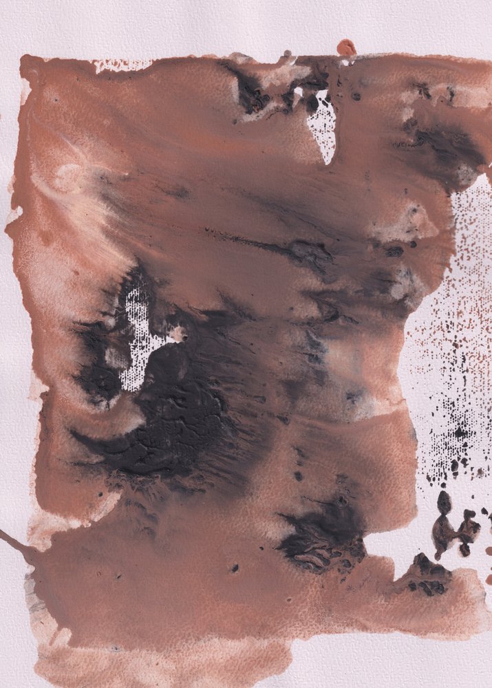 Fluid Earthy Abstract by Maira Ribena