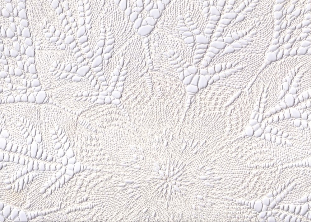 Soft Cream Lace Pattern by Maira Ribena