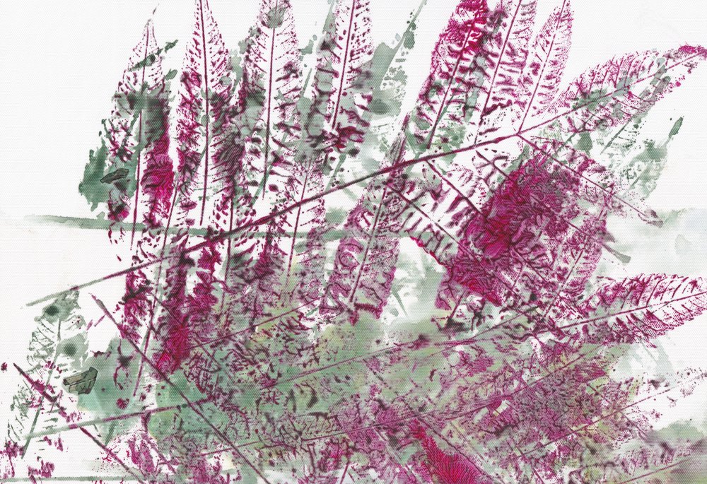 Vibrant Botanical Ferns by Maira Ribena