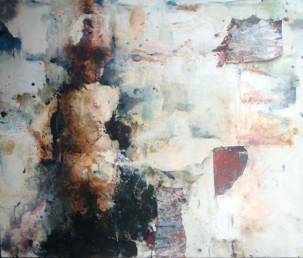 Moody Abstract Figure by Małgorzata Majerczyk