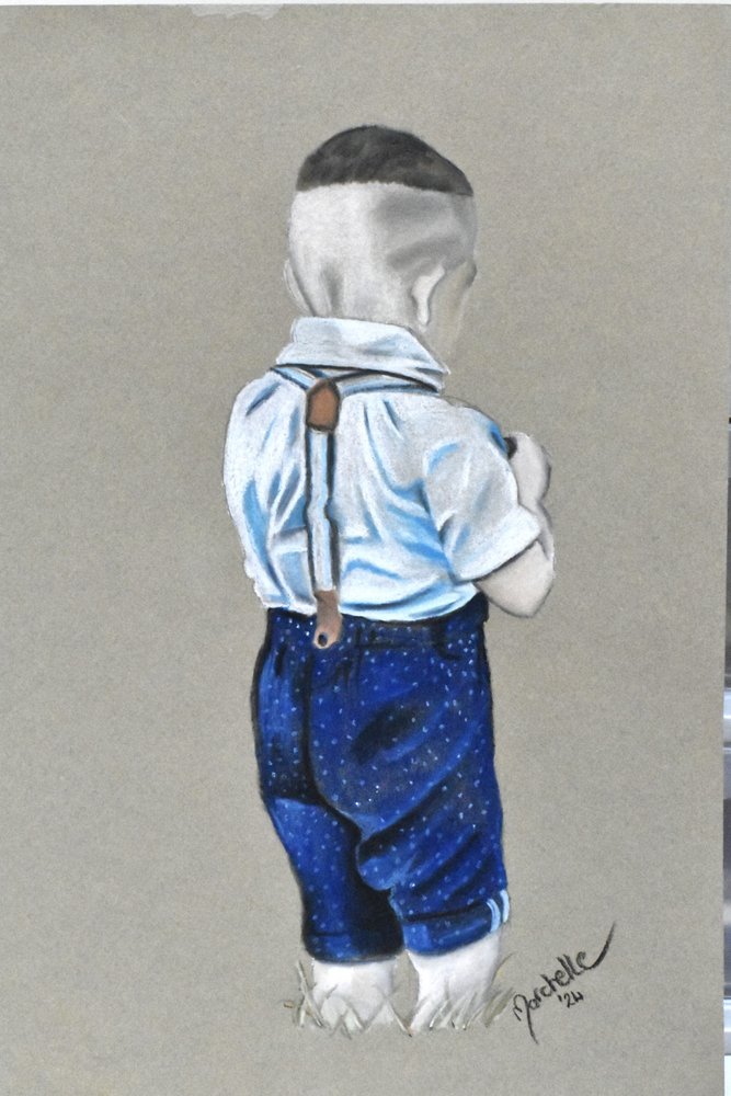 Boy in Suspenders by Marchelle de Kock