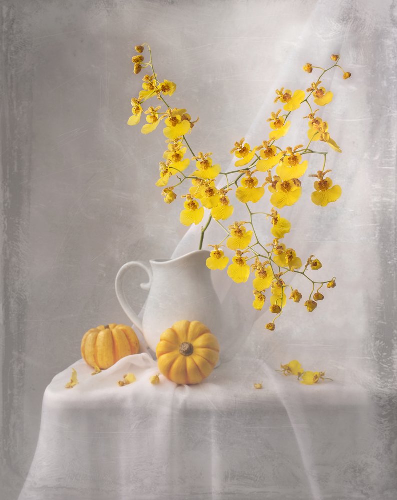 Delicate Autumn Still Life by Margareth Perfoncio