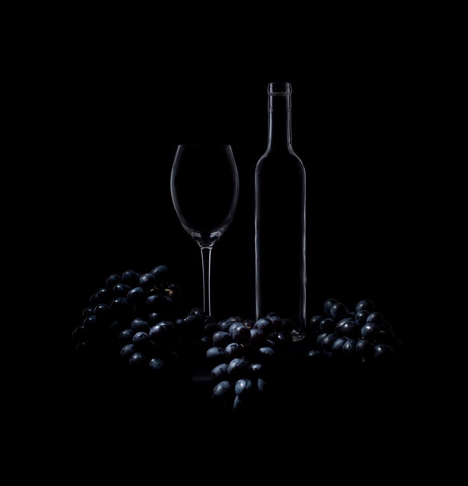 Elegant Wine Still Life by Margareth Perfoncio