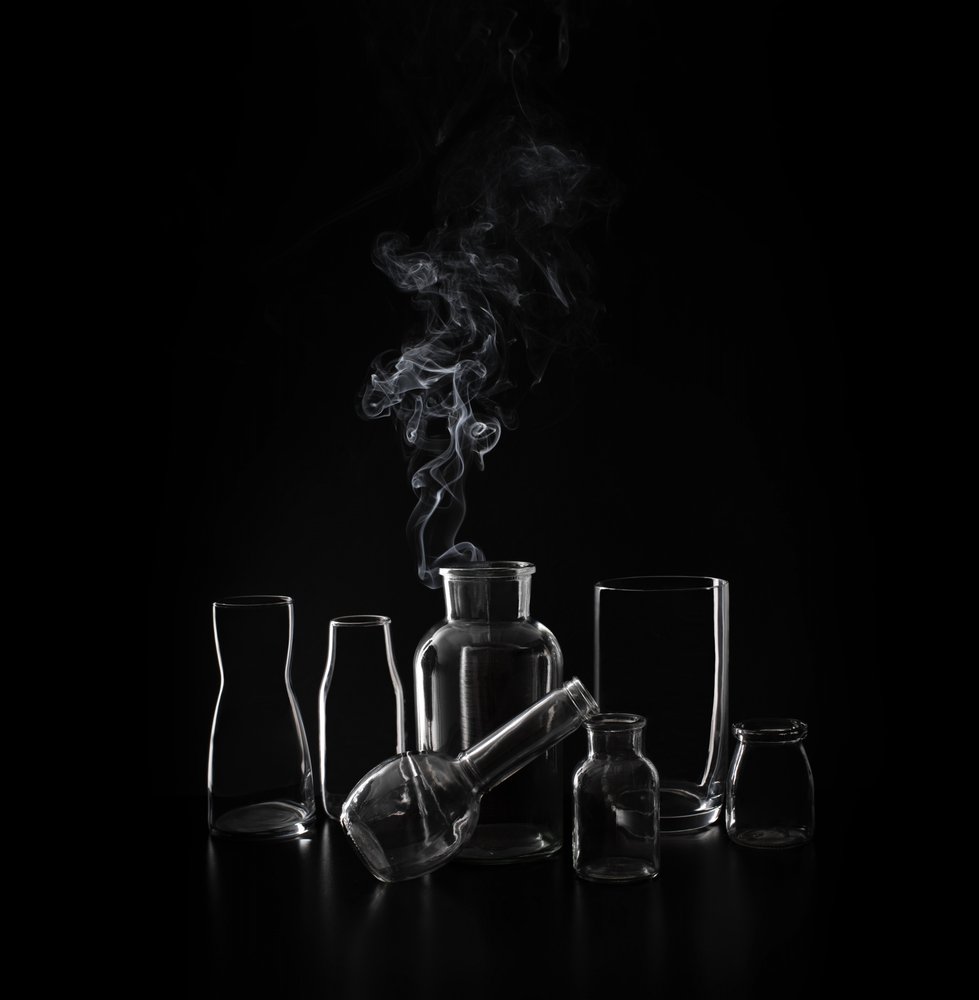Rising Smoke Glassware by Margareth Perfoncio