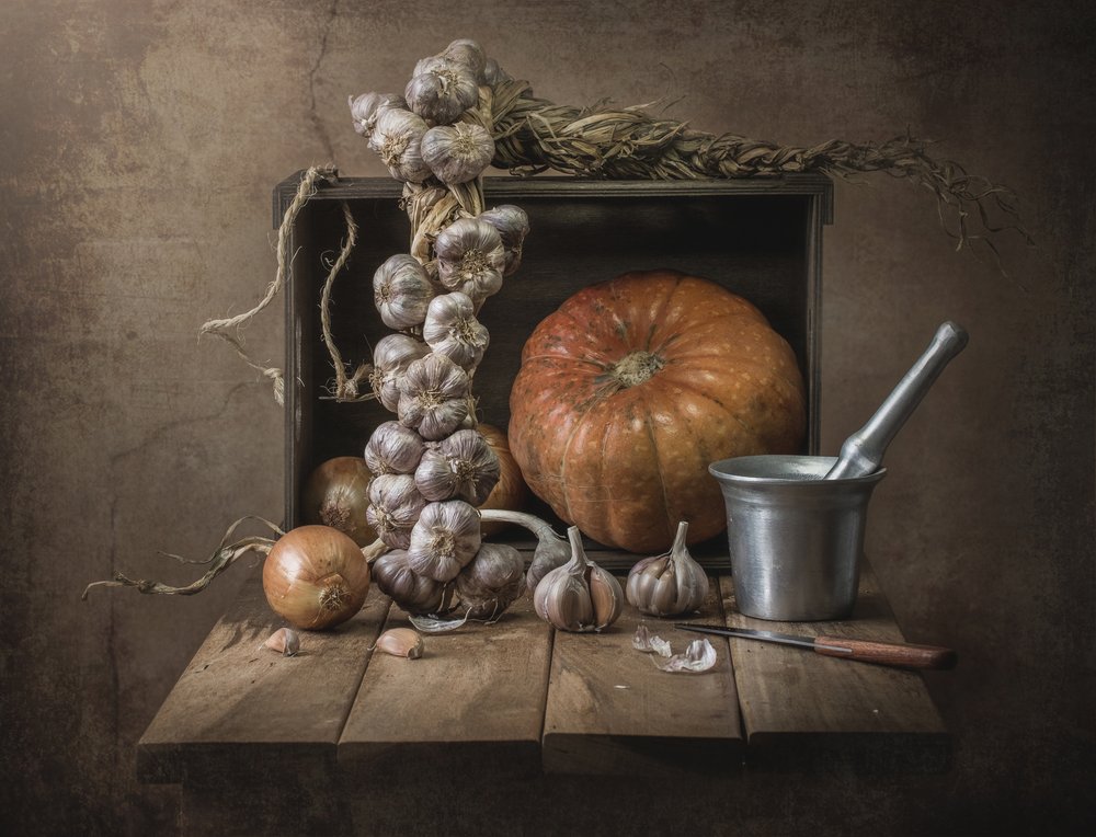 Rustic Autumn Harvest by Margareth Perfoncio